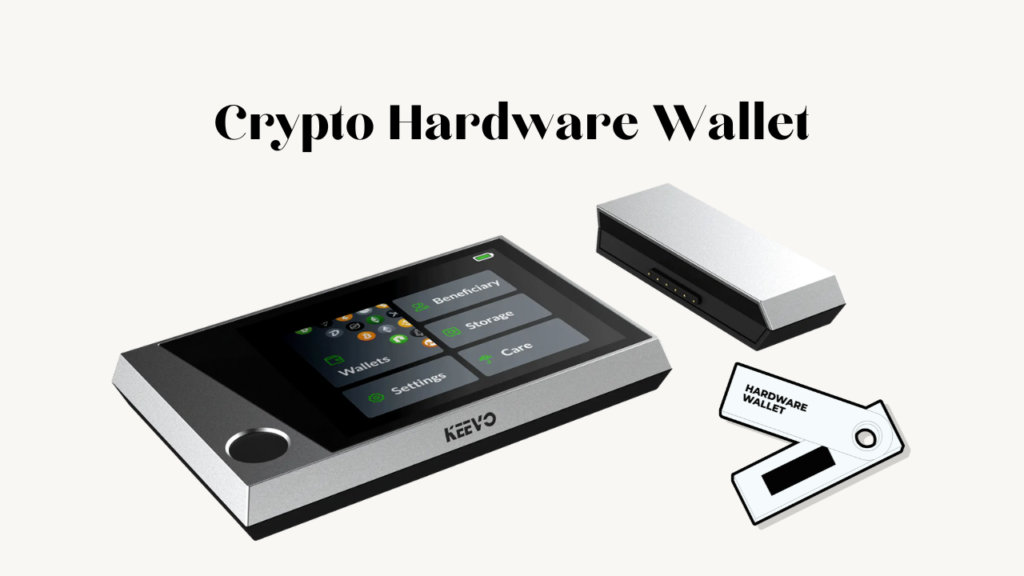 Secure and modern Crypto Hardware Wallet for safeguarding digital assets.